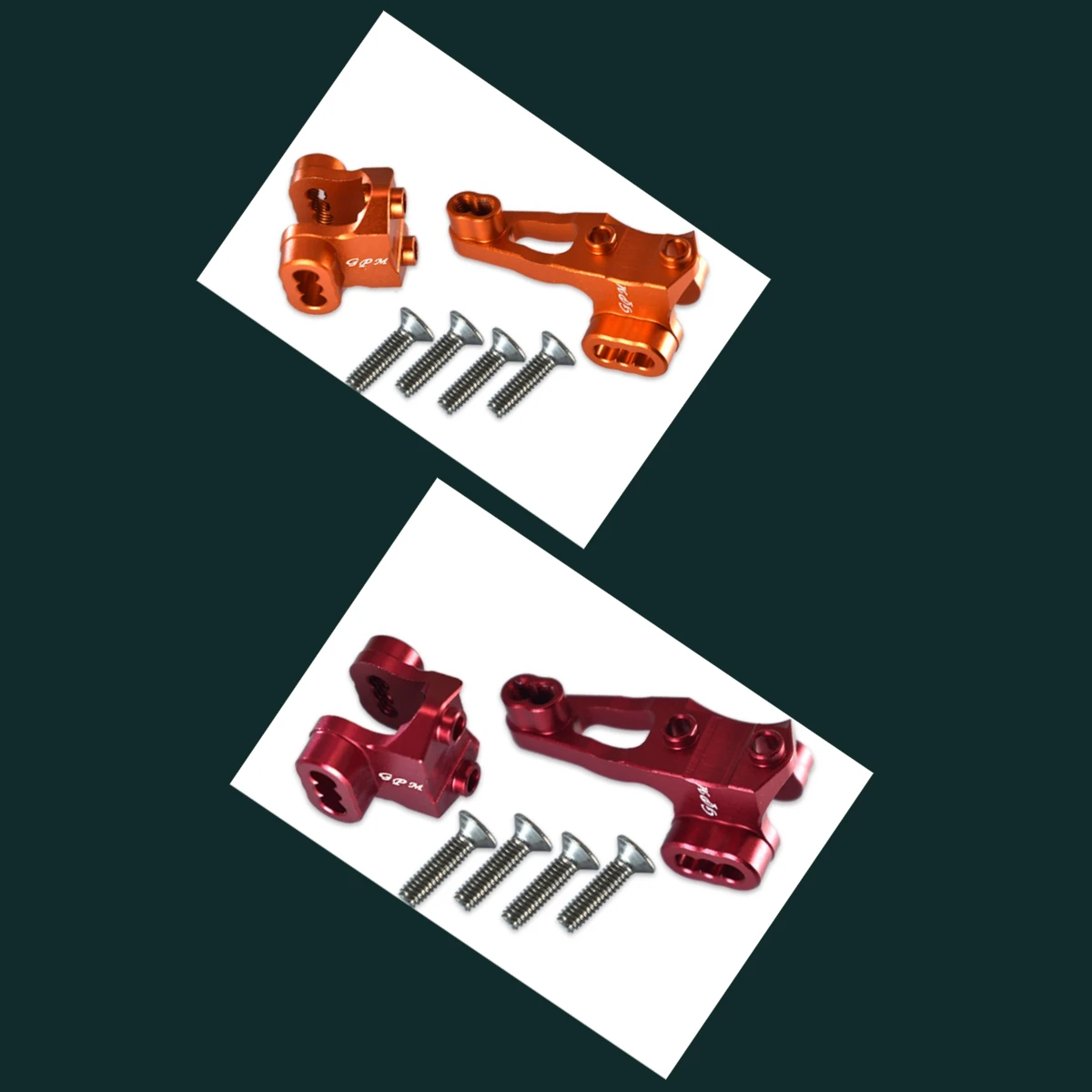 GPM 1/10 TRX4 DEFENDER TRAIL CRAWLER-82056-4 For ALUMINUM FRONT AXLE MOUNT SET FOR SUSPENSION LINKS