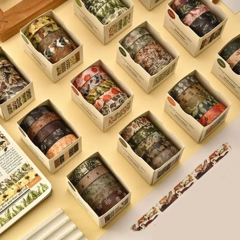 

Forests Plant Print Washis Tape Masking Tape Decorative Tape Hand Account Tape Artists Tape for Scrapbooking Decoration