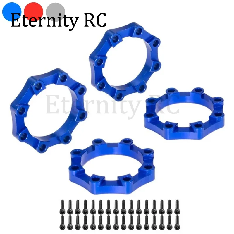 4PCS 3.8 Inch Metal Wheel Adapter Locking Rings 8x32 Thread Size to 17mm Compatible with PL ProLine 3.8 Wheel