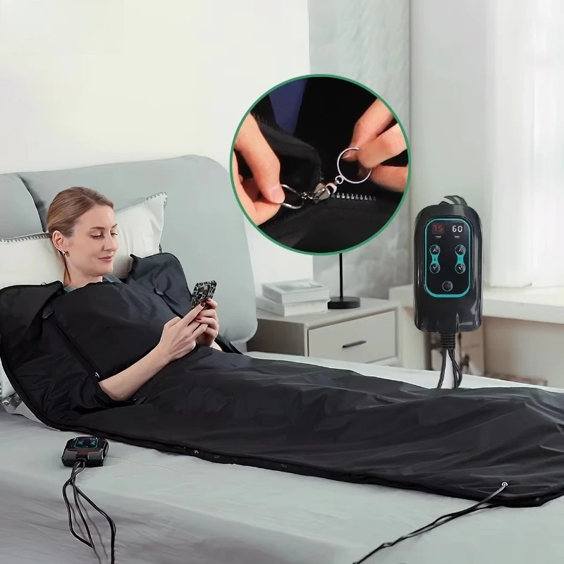 2026 New Arrival Infrired Heating Sauna Blanket US/EU Plug Home Use for Body