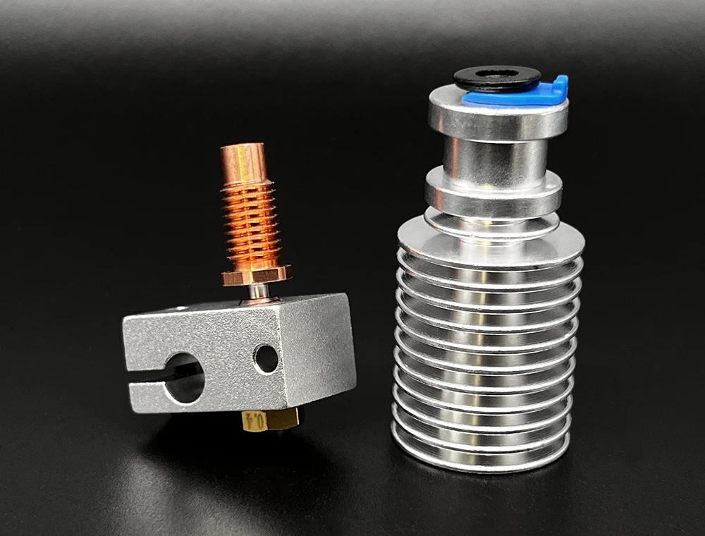 3D Drucker Teile Voron 2,4 Düse Bimetall Throat Druckkopf E3D V6 Hotend Prusa Remote Direct Kühlkörper Extruder Zubehör – Detail 2