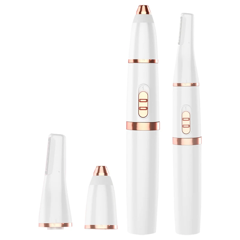 2-in-1 new electric eyebrow trimmer household rechargeable multifunctional shaver fully automatic mini nose hair trimmer