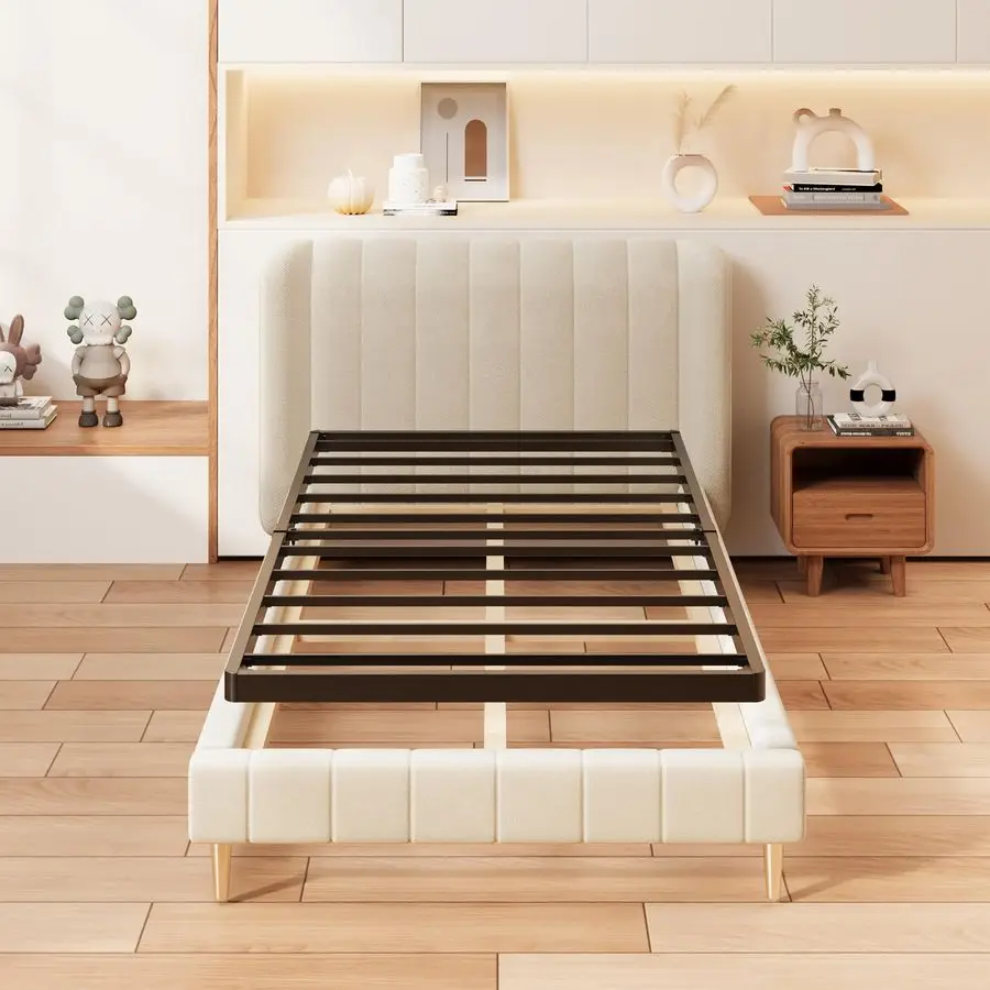 

Металлическое основание для двуспальной кровати Twin Bunkie Board, 75.2 дюйма (длина) x 39 дюймов (ширина) x 2 дюйма (высота), низкопрофильное, усиленное, для матраса, простая сборка, бесшумное.
