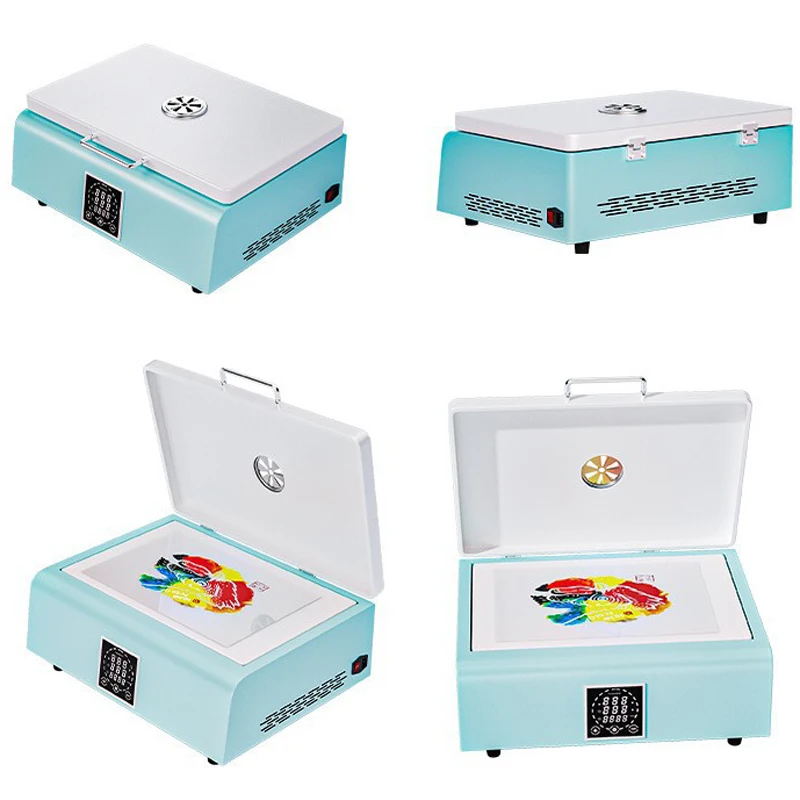 A4 DTF Mini Oven DIY T-Shirt Clothing Smart Temperature Control Even Baking Quick Drying for Decal Ink 350W