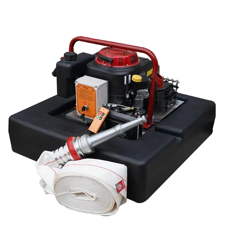 2024 new DZR High Quality Portable Fire Emergency Rescue Fire Pump Remote Control Floating Boat Pump