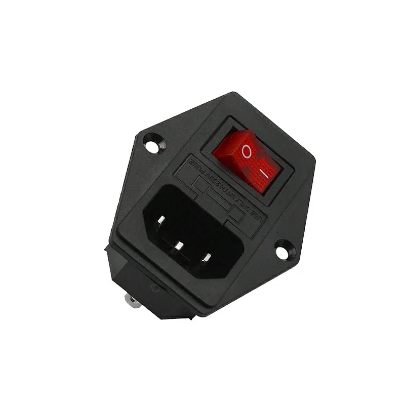 3D Printer Accessories Makerbot Power Socket with Switch Ship-Type Switch Button with Fuse