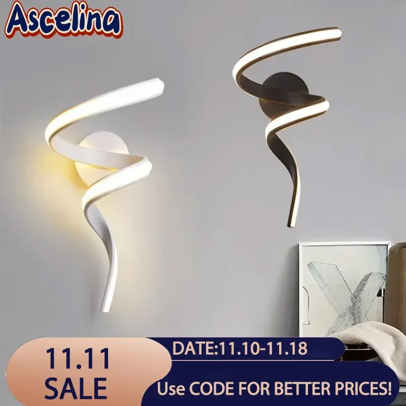 Modern Minimalist LED Wall Lamp Home Indoor Decor wall Sconce For Living Room Bedroom Bedside Backgroud Indoor lighting Fixtures