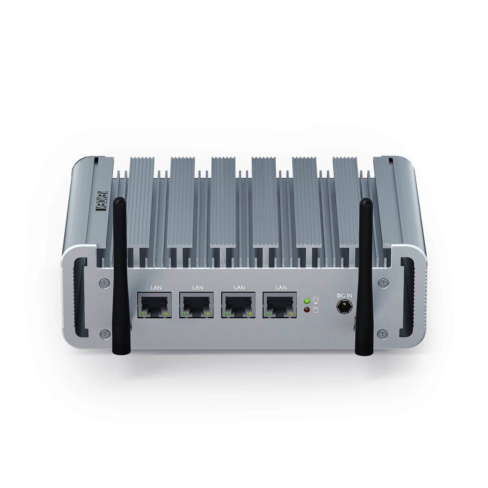 HYSTOU Newest Celeron J4125 4 LAN PfSense Firewall Fanless Indusrtial Mini PC 260 Pin DDR4 Pre-installed Windows 10 Pro