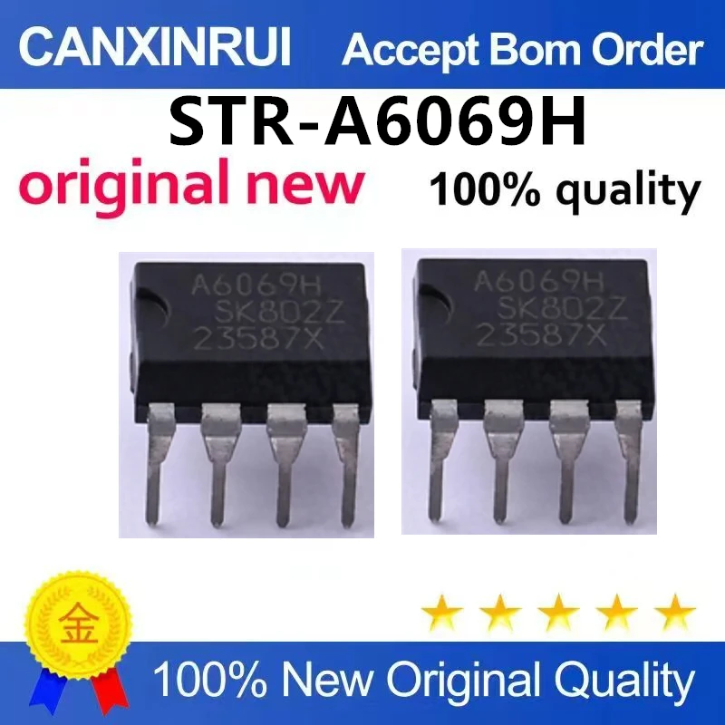 (5pcs-100pcs)Brand new original A6069H STR-A6069H power module LCD power chip with 7-pin direct insertion