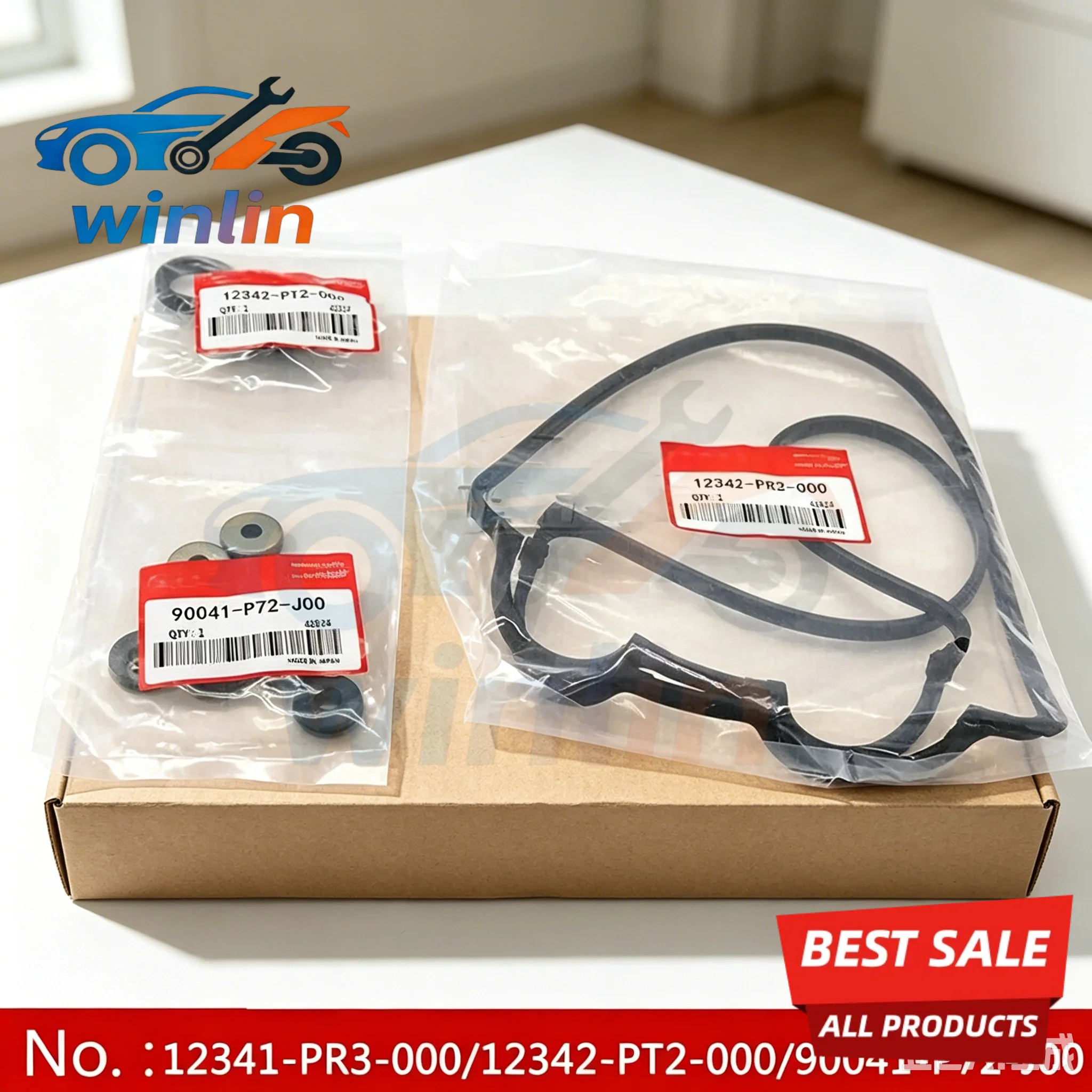 

12341-PR3-000 12342-PT2-000 Valve Cover Gasket Kit for Honda Civic Del Sol Acura Integra 1.5L 1.6L 1.8L Auto Parts