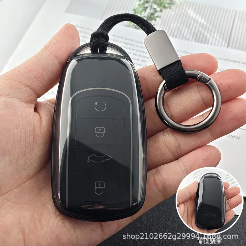 Chery Key Case Cover for Arrizo 8 Tiggo 8 Pro 7 Plus 9 Omoda Explore 06 Key Shell Holder Keychain Auto Accessories for Car