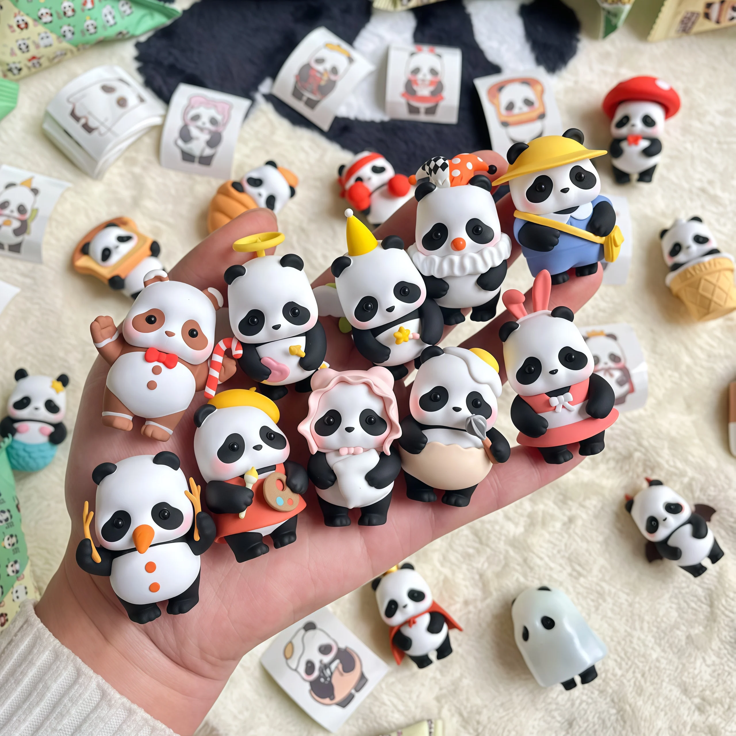 

Genuine 52 Toys Pandaroll Minime Creative Panda Versatile Series Blind Box Blind Bag Creative Mini And Cute Holiday Gift Toys