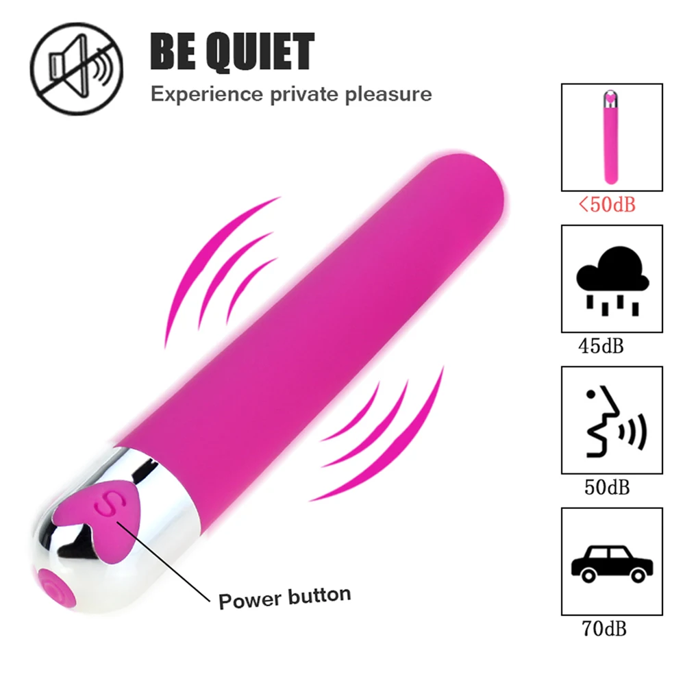 10 Speed Mini Bullet Vibrator for Women Fast Orgasm Clitoris Stimulator Rechargeable Female Masturbation Goods Sex Toy for Adult