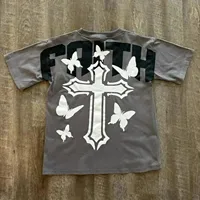 Men's fashion new breathable round neck T-shirt personalized graffiti print pattern outdoor casual top 3