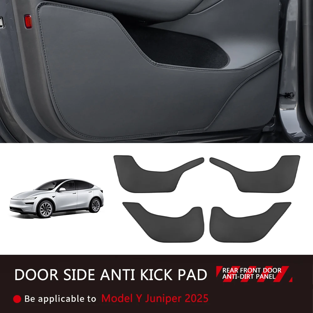 

Car Door Side Panel Anti Kick Pad Protect For Tesla Model Y Juniper 2025 Rear Front Door Anti-dirt Protective Cover Accessories