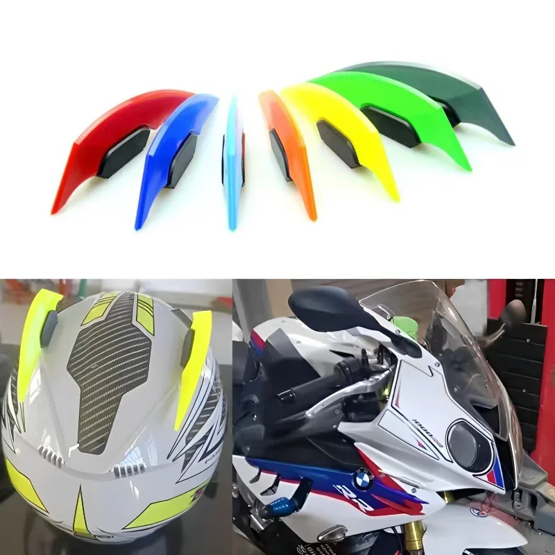 

2Pcs Motorcycle Winglet Aerodynamic Spoiler Wing Side Sticker Decals Exterior Styling Decoration Universal Fit Easy Install