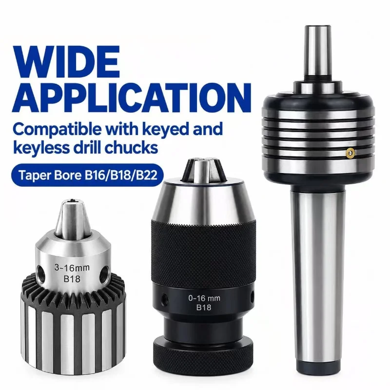 CNC MT2 MT3 MT4 MT5 Rotary Drill Chuck Lathe Tailstock B16 B18 B22 Self-Tightening Drill Chuck Rotating Center Rotary Top Pin
