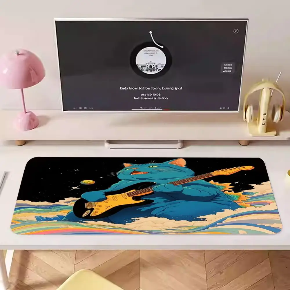 大型マウスパッド、オフィスパッド、ゴム製滑り止めマウスパッドデスクパッド、頑丈で耐久性があり、あらゆるシーンに適しています、PCアクセサリー、デスク