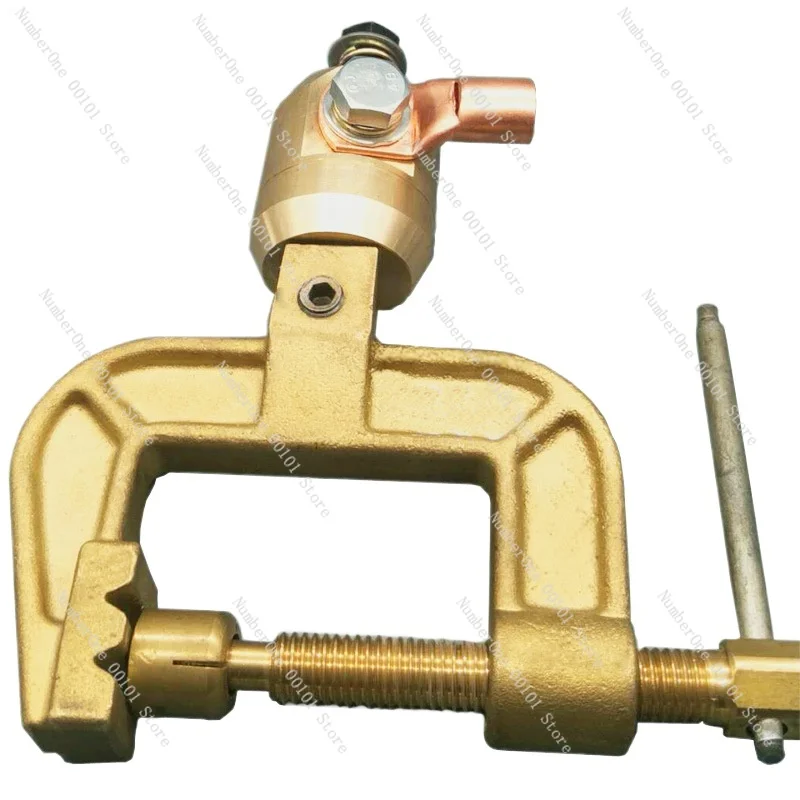 All Copper C Type Rotating Ground Clamp 1500A 1000A 2000A 3000A  for Submerged Arc Welding Japan Style