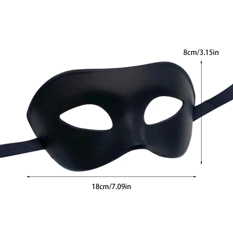 Hommes femmes Couple mascarade masques pour les yeux Sexy vénitien Cosplay Halloween carnaval bal fête coiffure accessoires en plastique demi-masque