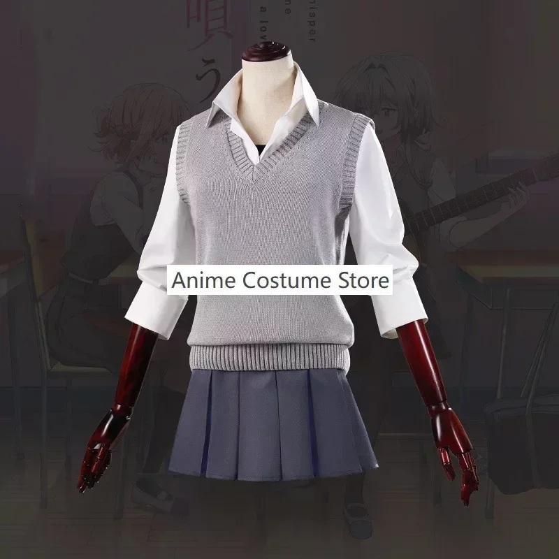 Yori Asanagi Costume Cosplay Anime Whisper Me A Love Song SSGIRLS gonna Set Halloween Party Women Girls JK School Uniform