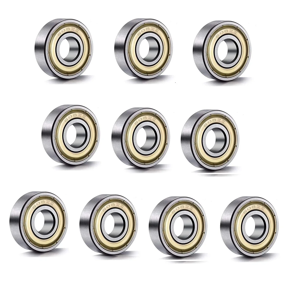 

20PCS Double Shield Skate Miniature High Carbon Steel Bearing 608Zz 608 ZZ Ball Bearings