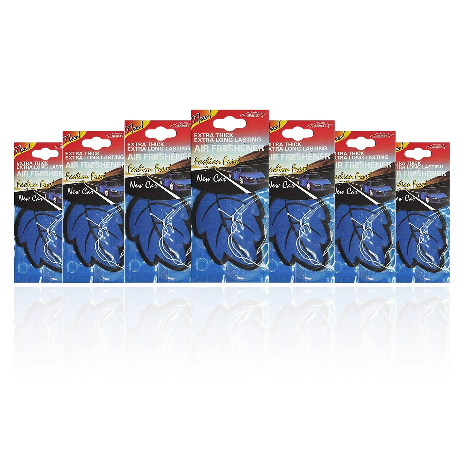 5/20pcs new car Scent Car Air Freshener, Natural Tea-Scented Paper, Car-Mounted Hanging Type, Car Interior Accessories