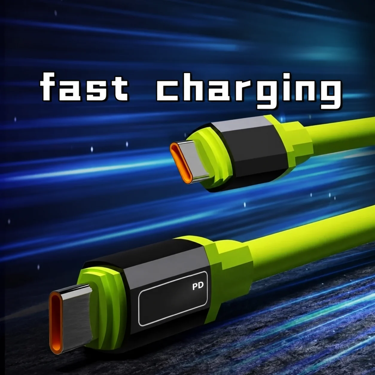 Type C To Type C Super Fast Charging Cable Universal High Power Quick Charge Data Cord 6A USB C Cable for iPhone Xiaomi Samsung