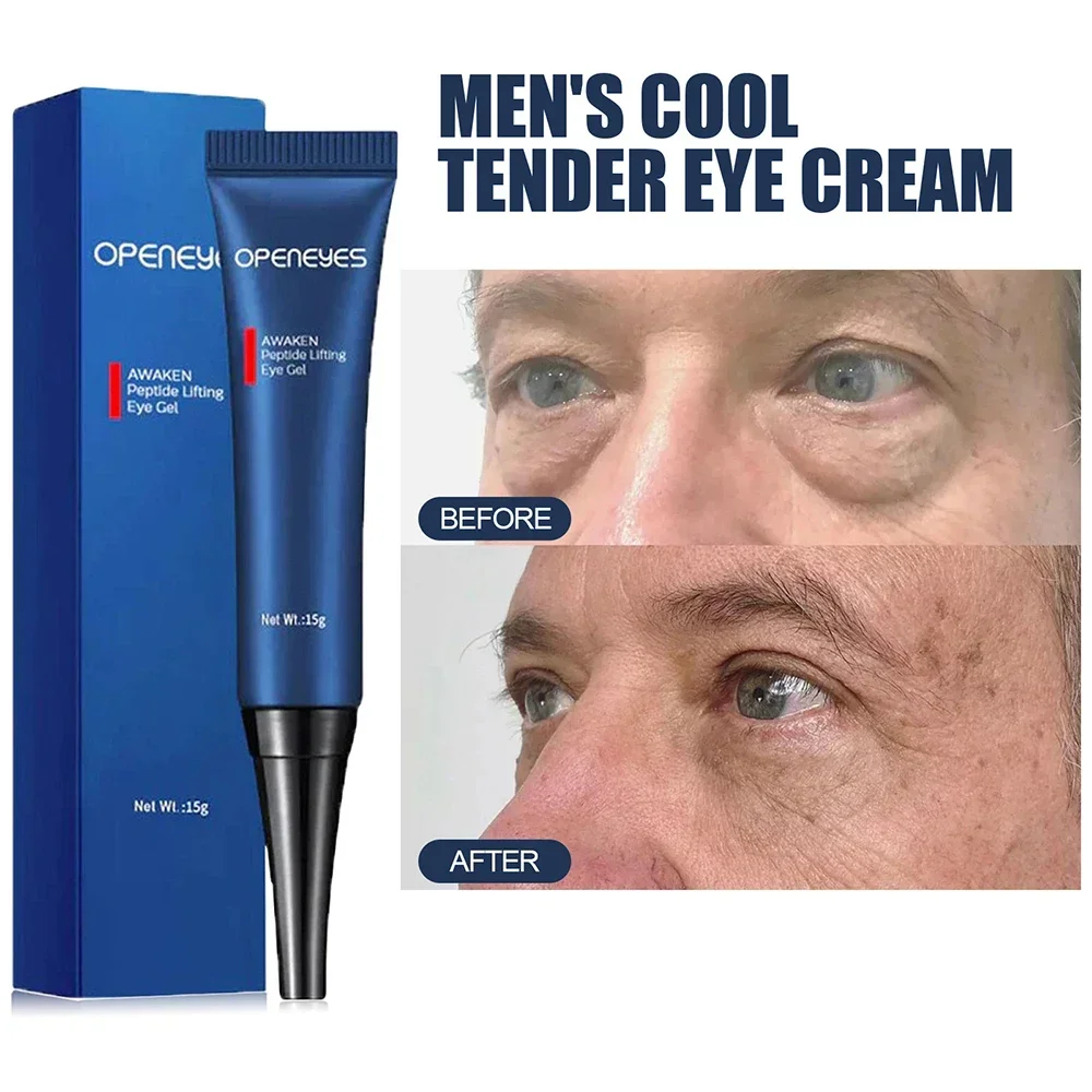 Men Retinol Anti Wrinkle Eye Cream Anti Dark Circles Remove Eye Bags Fade Fine Line Lifting Firming Moisturizer Repair Eye Care