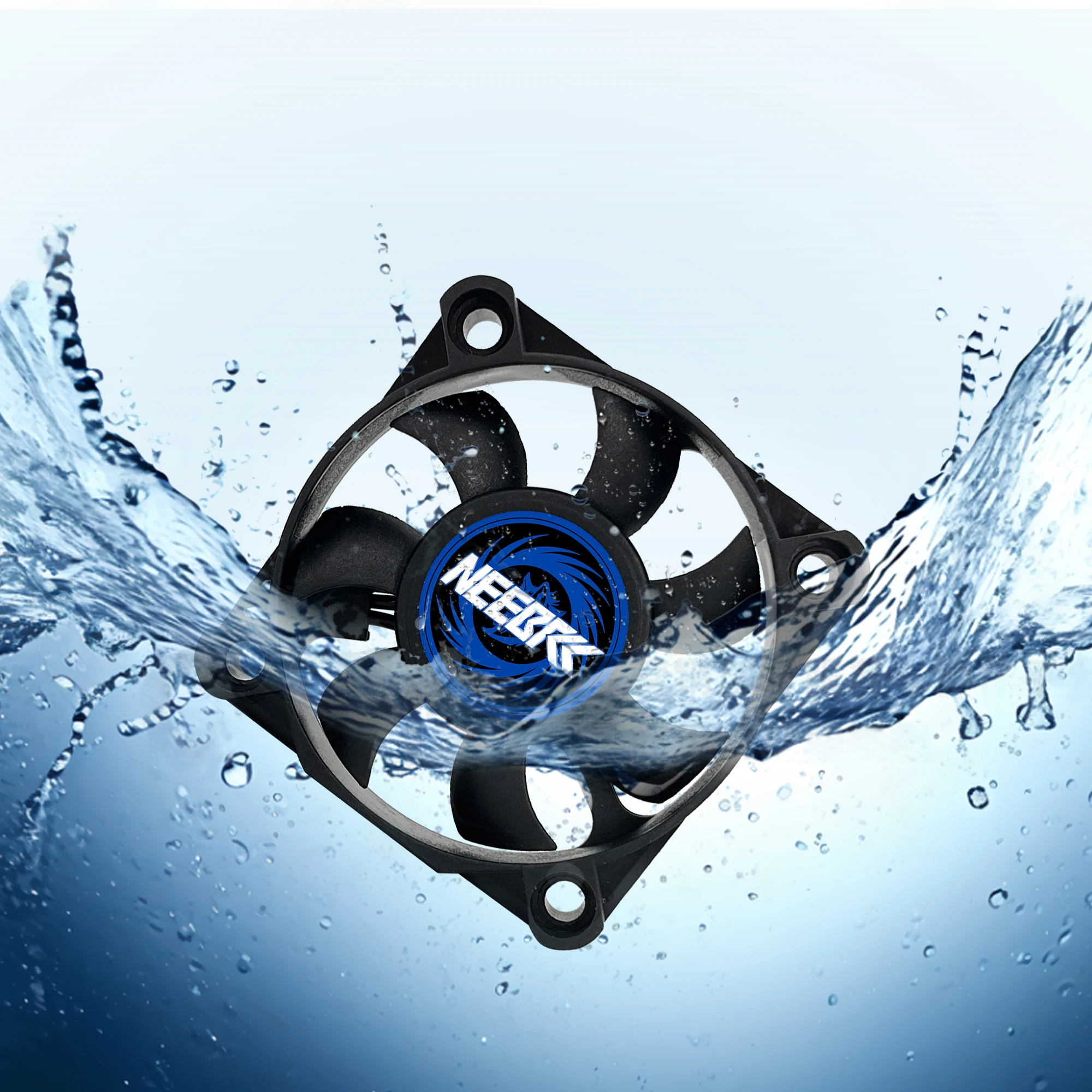 NEEBRC 25/30/35/40/45/50mm RC Motor Cooling Fan High Wind Rapid Heatsink 5V-12V 10000-30000RPM JST Plug for 28/36/42mm Motor ESC