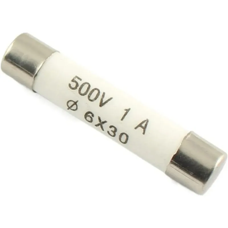 10Pcs Ceramic Fuse Tube 6x30mm 500V 0.1A-30A Fast Blow for Circuit Protection Electronics Repair