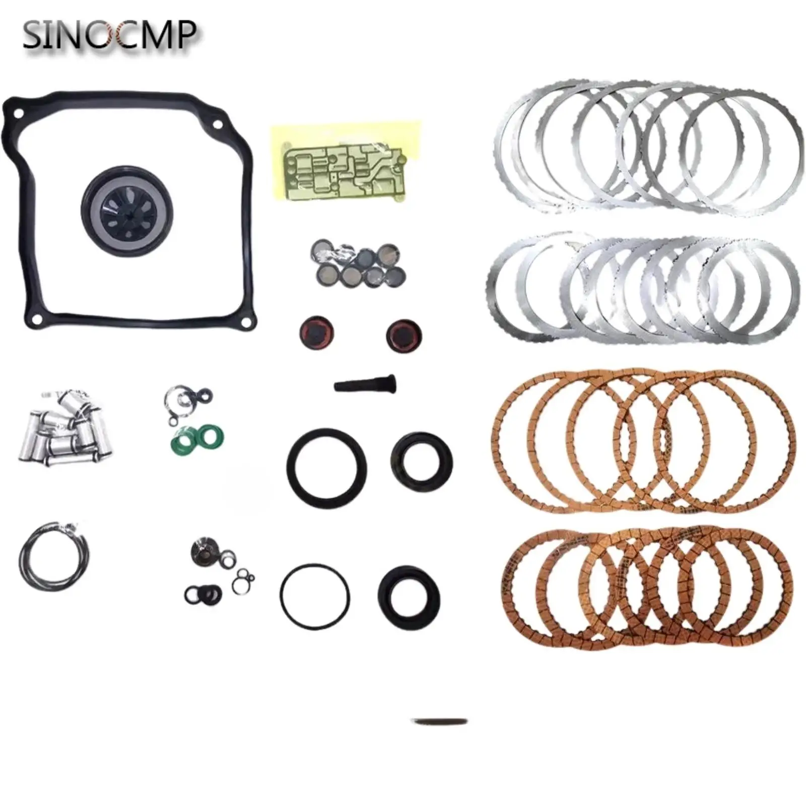 Transmission Rebuild Kit Overhaul Clutch Plate B211820C+Y193880A+W193881A For VW AUDI 0BH DQ500 Automatic Car Repair Kit