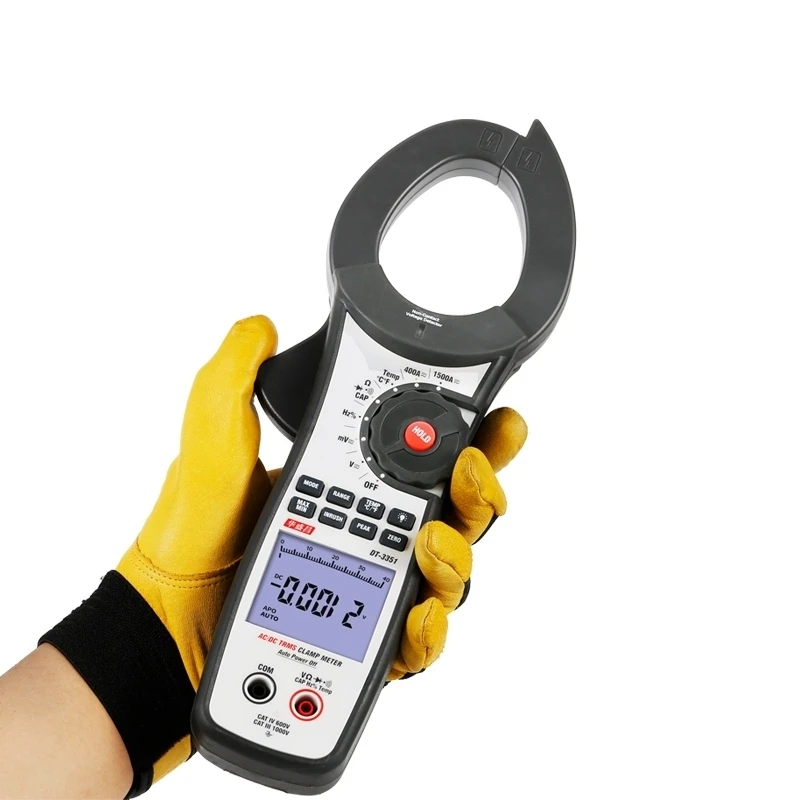 CEM DT-3351 DT-3352 DT-3353 Digital Multimeter Ture RMS Handheld Clamp Meter AUTO Inrush Current Measurement HD LCD Display.