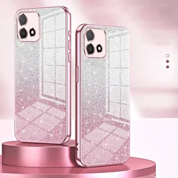 Luxury Glitter Shiny Phone Case For Motorola Moto G84 G54 5G G73 G53 G23 Shockproof Soft Silicone Plating Back Cover For G84
