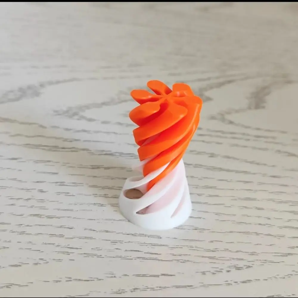 Desenvolvimento de inteligência espiral cone brinquedo fidget jogos de matemática ornamentos decorativos 3d impresso espiral cone brinquedo