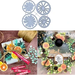 Newly launched orange slice die-cutting business card printing metal cutting mold scrapbook DIY business card printing supplies