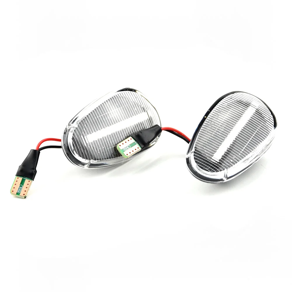 2pcs Light amber Fit For Alfa Romeo 145 146 Type 930 LED Sequential Lamp Dynamic Blinker Indicator Side Marker Turn Signal Light