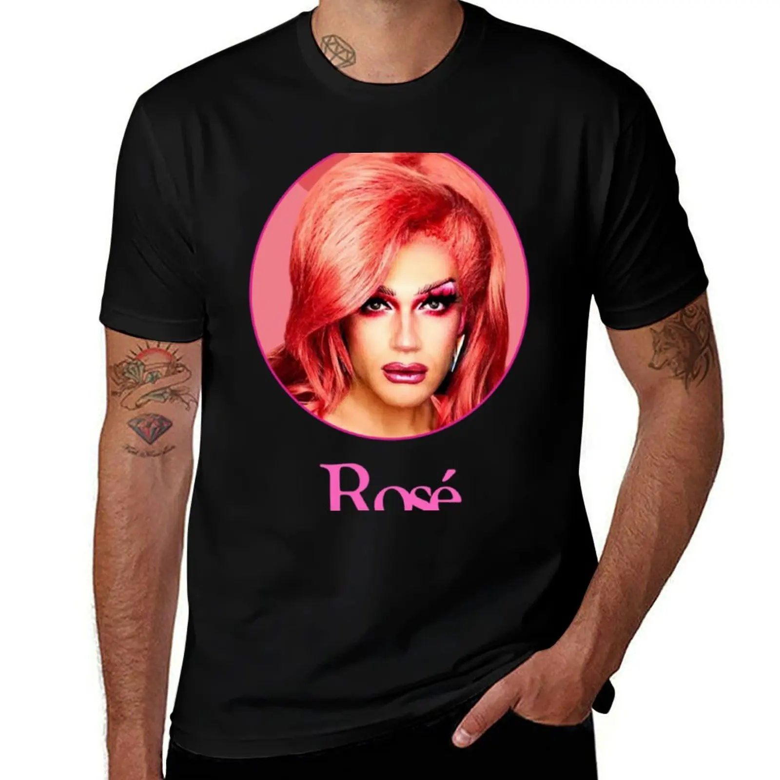 

The Rosé T-Shirt sublime summer clothes anime figures tops fitted t shirts for men