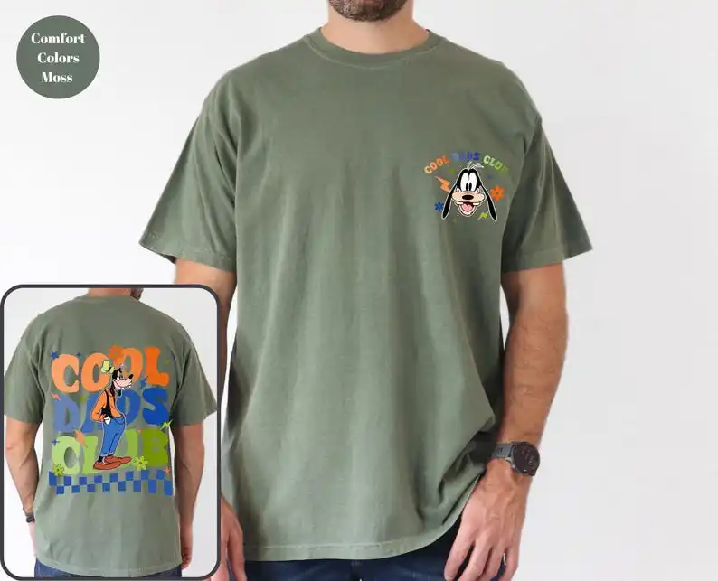 

Рубашка Goofy Cool Dads Club Рубашки Goofy Daddy Винтажная футболка Goofy