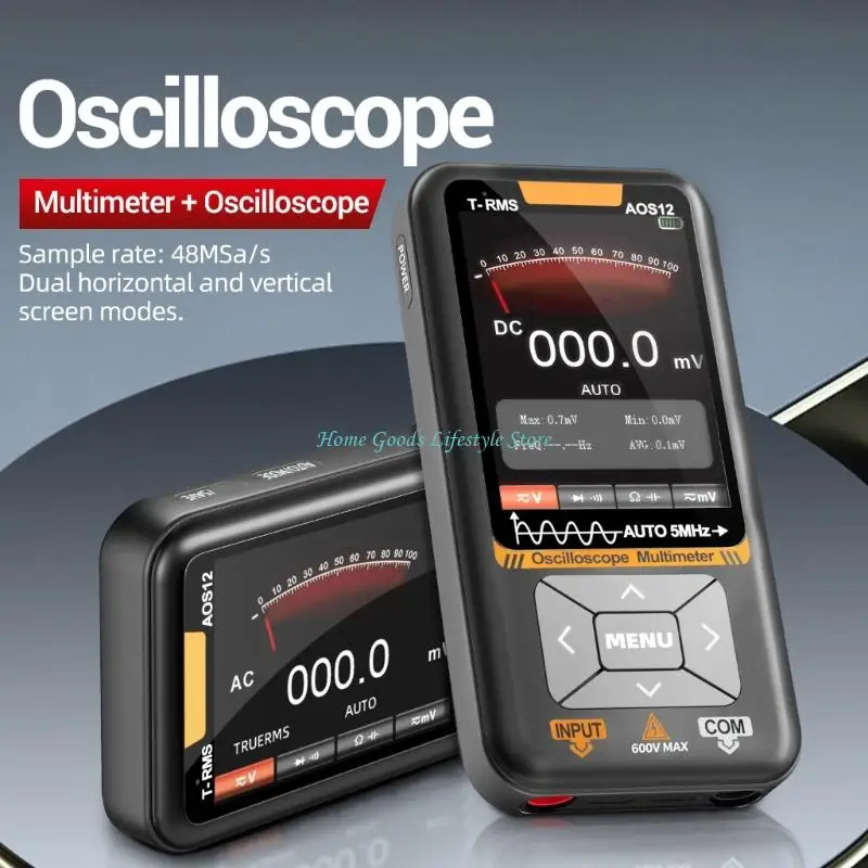 E74E 디지털 오실로스코프 멀티 미터 2 in 1 Anti Burn Designs Easy Carry Multimeter