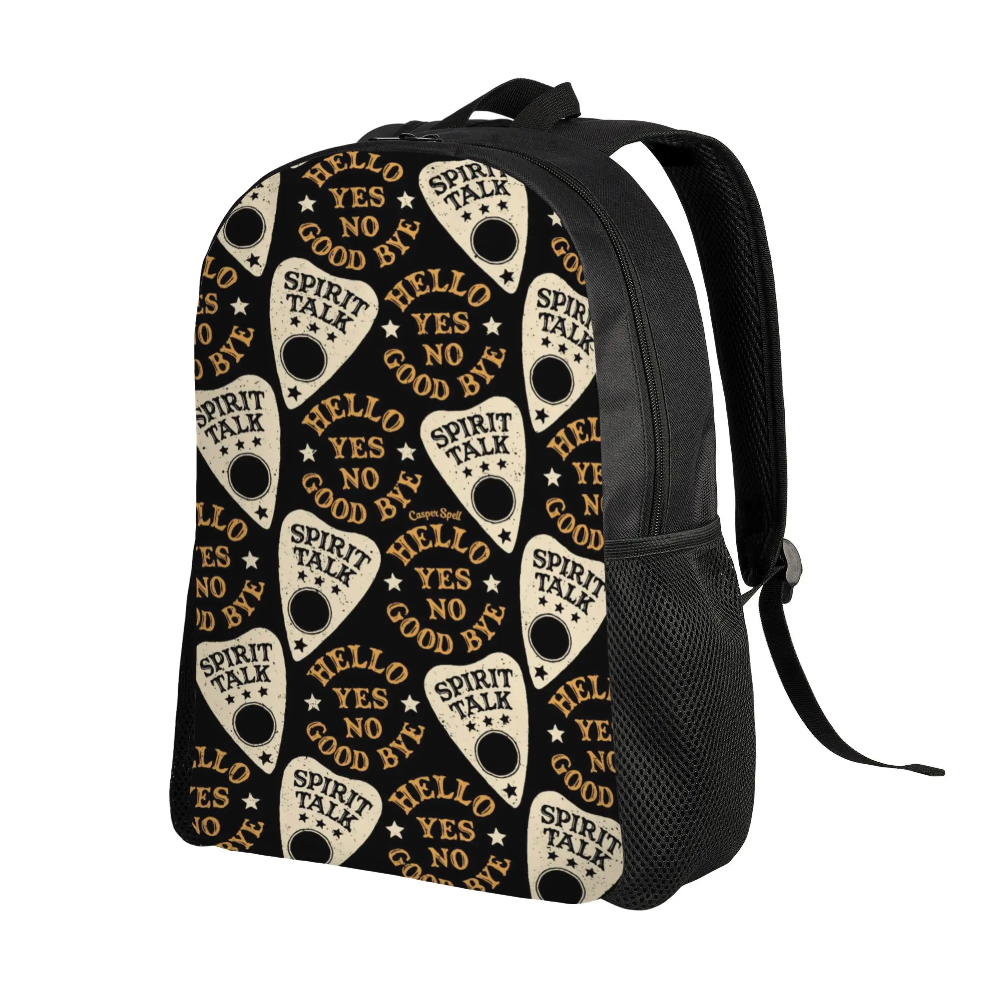 Spirit Ouija Board Casual Backpack Gift Student Work Mystical Daypack for Men Women Laptop Computer Canvas Bags
