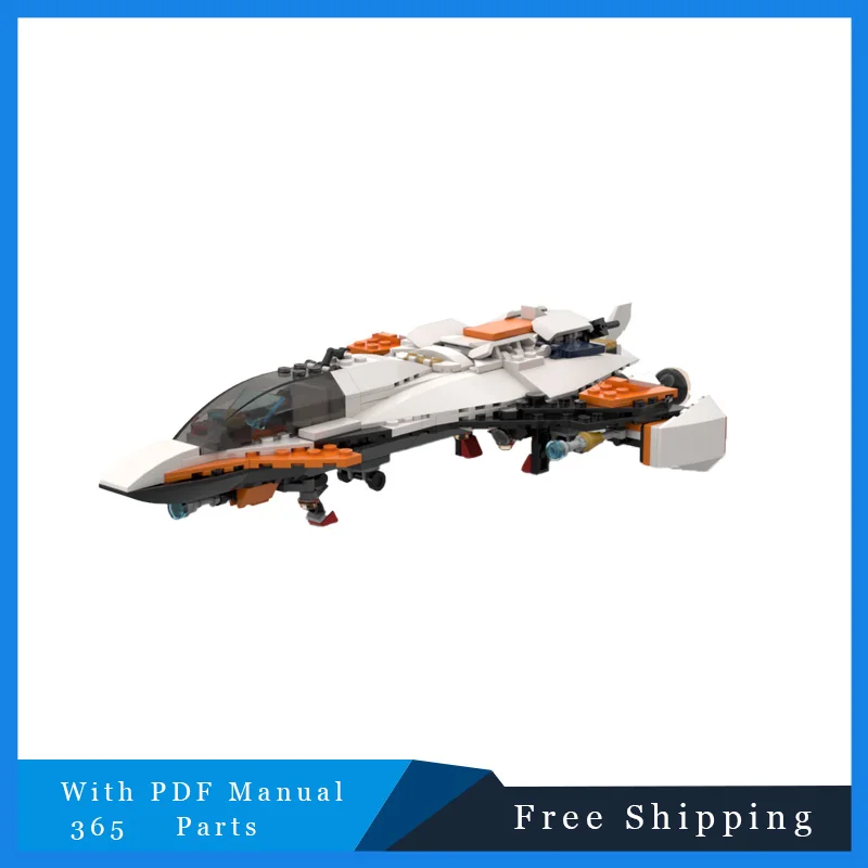 

365 Parts MOC Space Series Snow speeder Model Building Block Aircraft Set Brick Toys For Collection Birthday Christmas Kids Gift