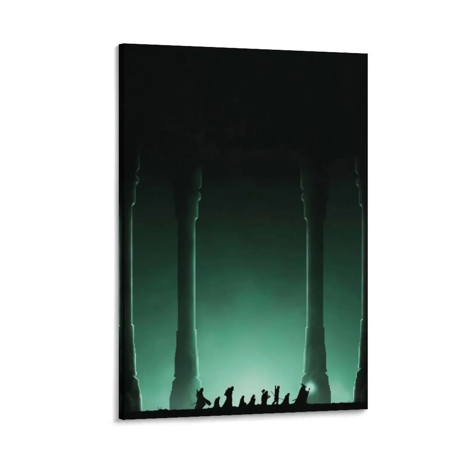 

The green light Canvas Painting bedrooms decorations cute room decor korean room decor