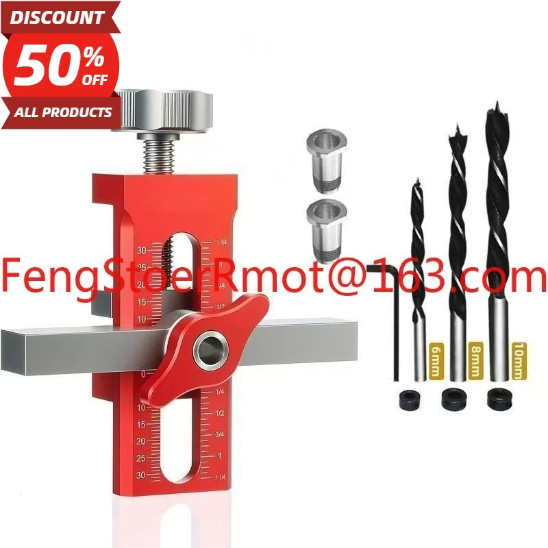 

Cabinet door installation aid aluminum alloy rebound device punching wardrobe door lift door leveler wooden tool