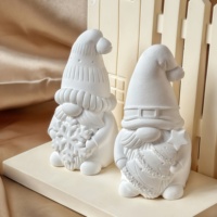 Resin Silicone Mold 3D Santa Claus Silicone Mold Hugging Tree Santa Claus and Hugging Snowflake Santa Claus Mold Christmas