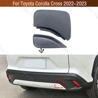 Para Toyota Corolla Cross versión estadounidense 2022 2023 cubierta de gancho de remolque de parachoques trasero tapa de ojo de transporte de remolque 52163-0A901 52162-0A060