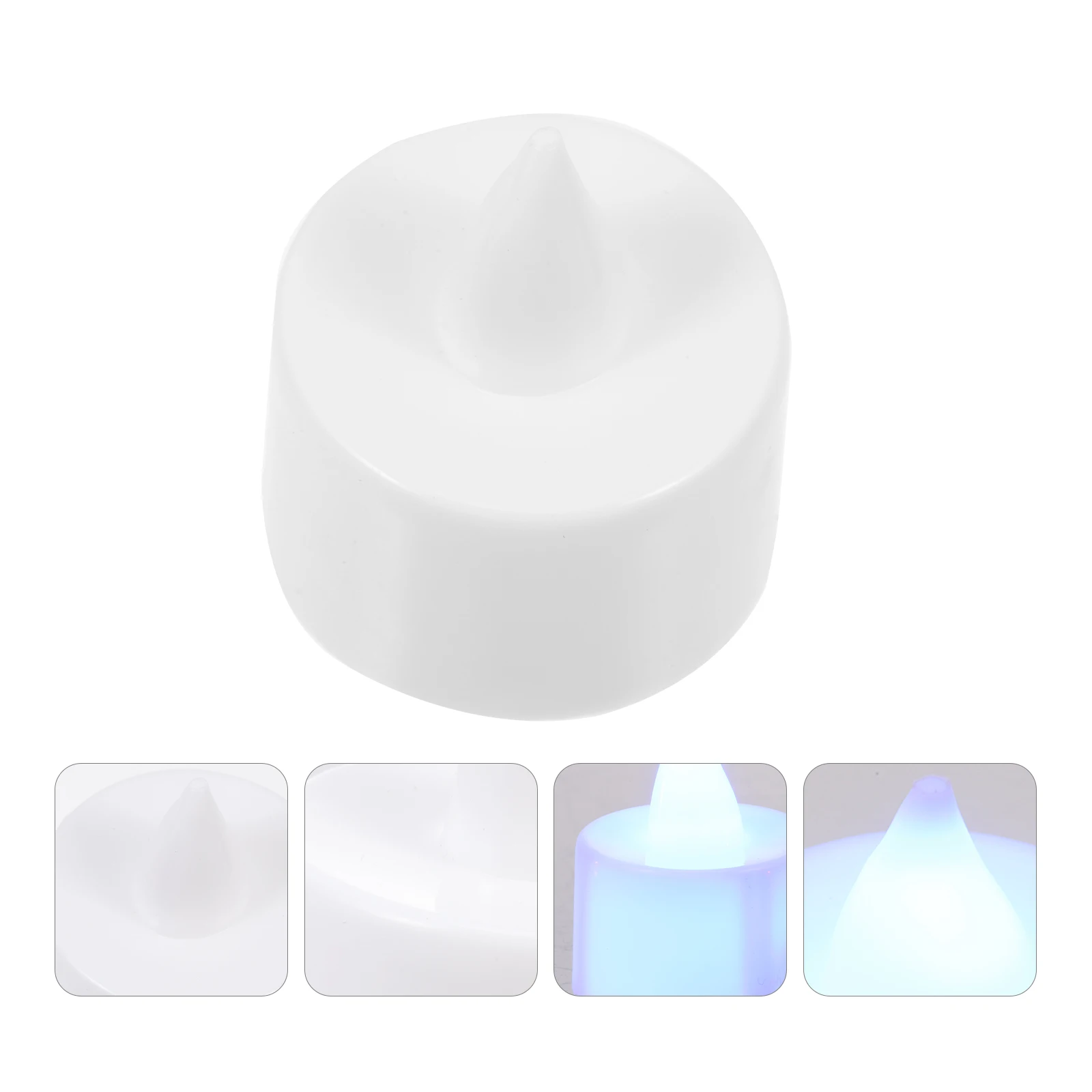 

24pcs Round Shaped Electric Lights Romantic Flameless Led Lamps Desktop Decor Small Operated Simple