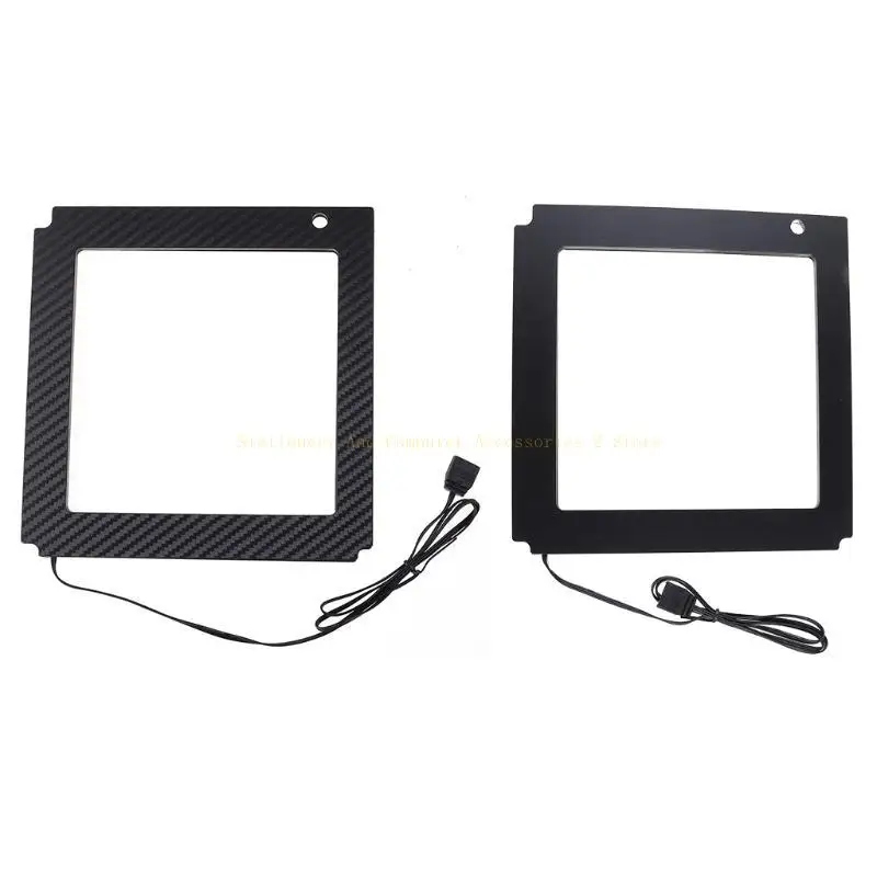 Motherboard -atx ITX MATX RGB Backplate Light-Emitting-Hinterau-Rückstand 5V 3 Pin Argb Argb