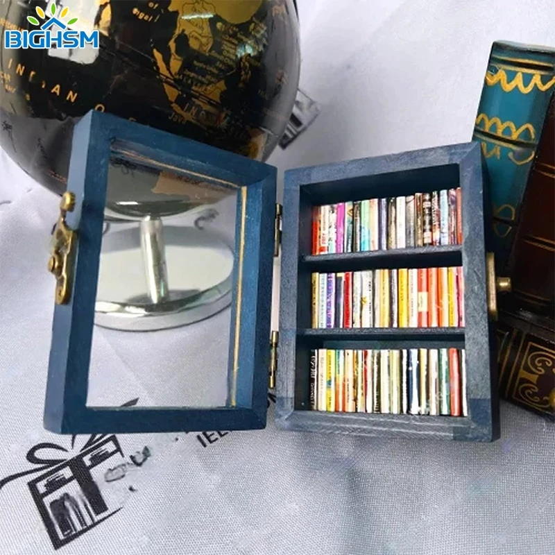 1 шт., миниатюрная книжная полка для дома
