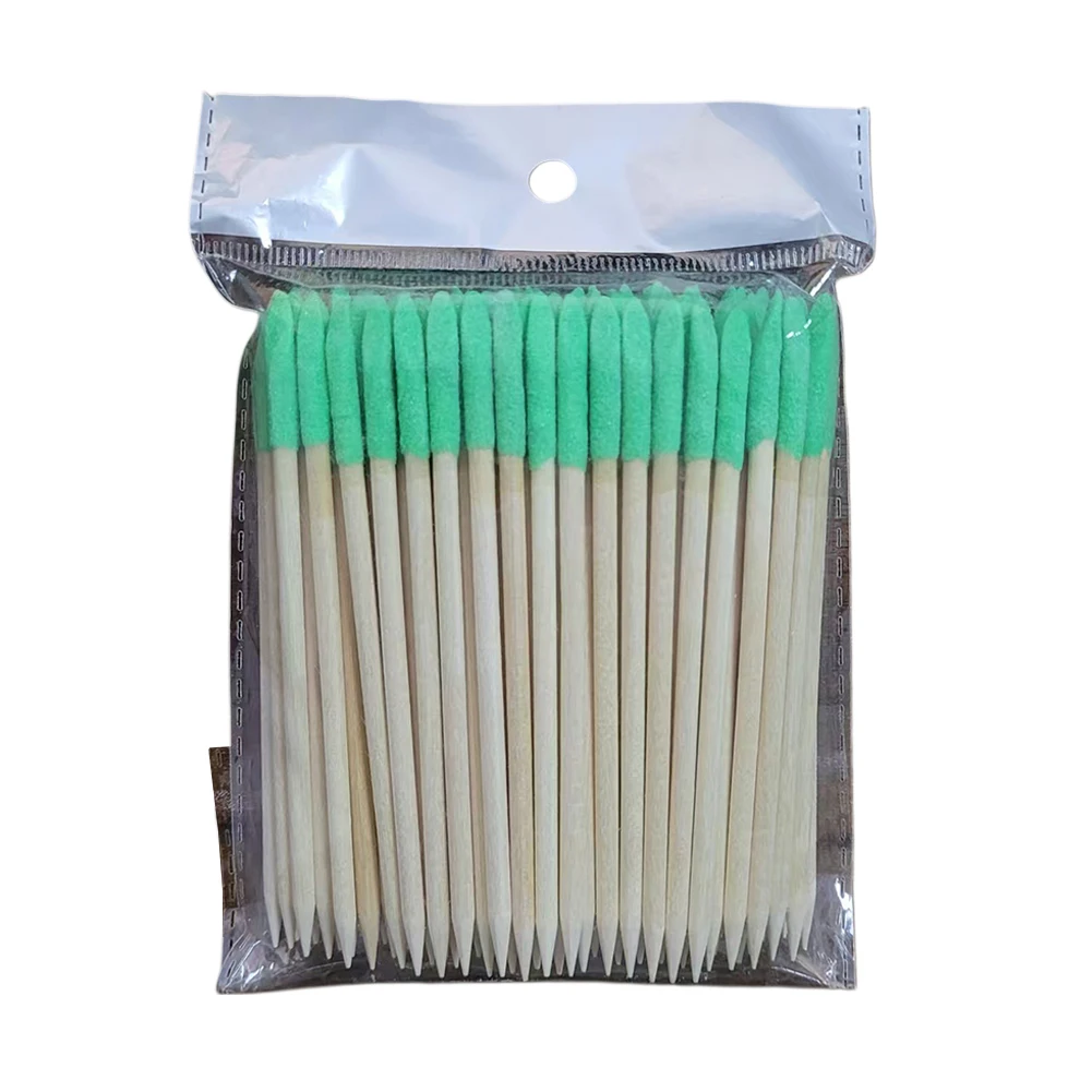 100 Pack Frosted Sanding Rods Wood Handle 280 Grit Polishing For Fine Detailing Wood Models Jewelry Making Hand Tools